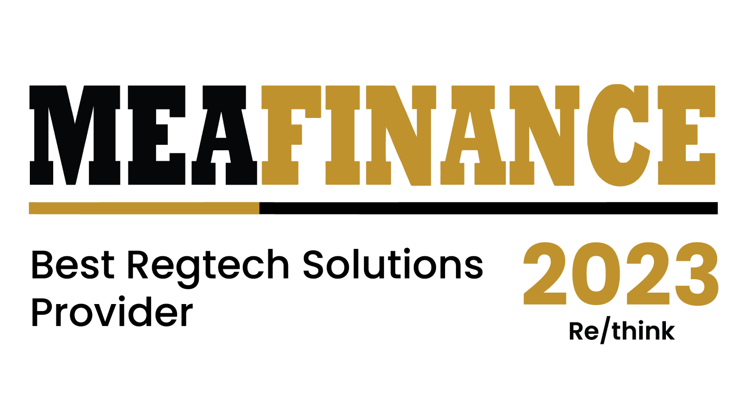MEA Finance Awards 2023: Best Regtech Solutions Provider winner, Re/think