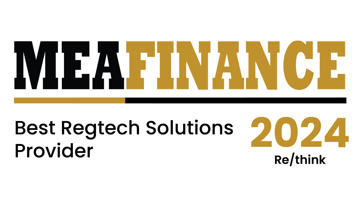 MEA Finance Awards 2024: Best Regtech Solutions Provider winner, Re/think